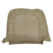 DURAFORCE Front Driver Top & Bottom Leather Seat Covers Tan For 2008 - 2013 Cadillac CTS