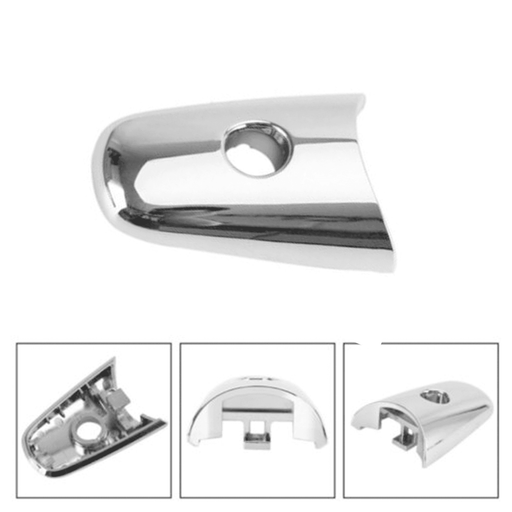DURAFORCE Left Driver Door Handle Key Bezel Cover Trims Chrome for Infiniti EX35