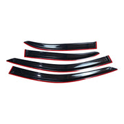 DURAFORCE WAVY 3D STYLE WINDOW VISOR VENT SHADE FOR 2003-2008 TOYOTA COROLLA