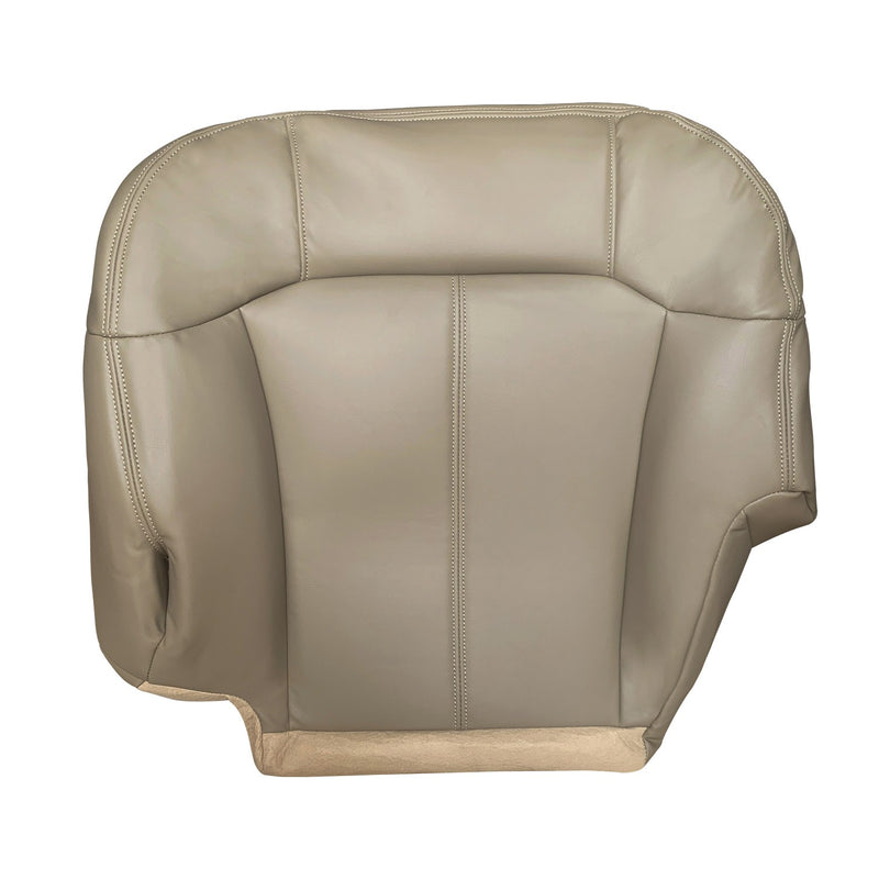 DURAFORCE Driver Bottom Leather Seat Cover Tan For 1999-2002 Chevy Tahoe