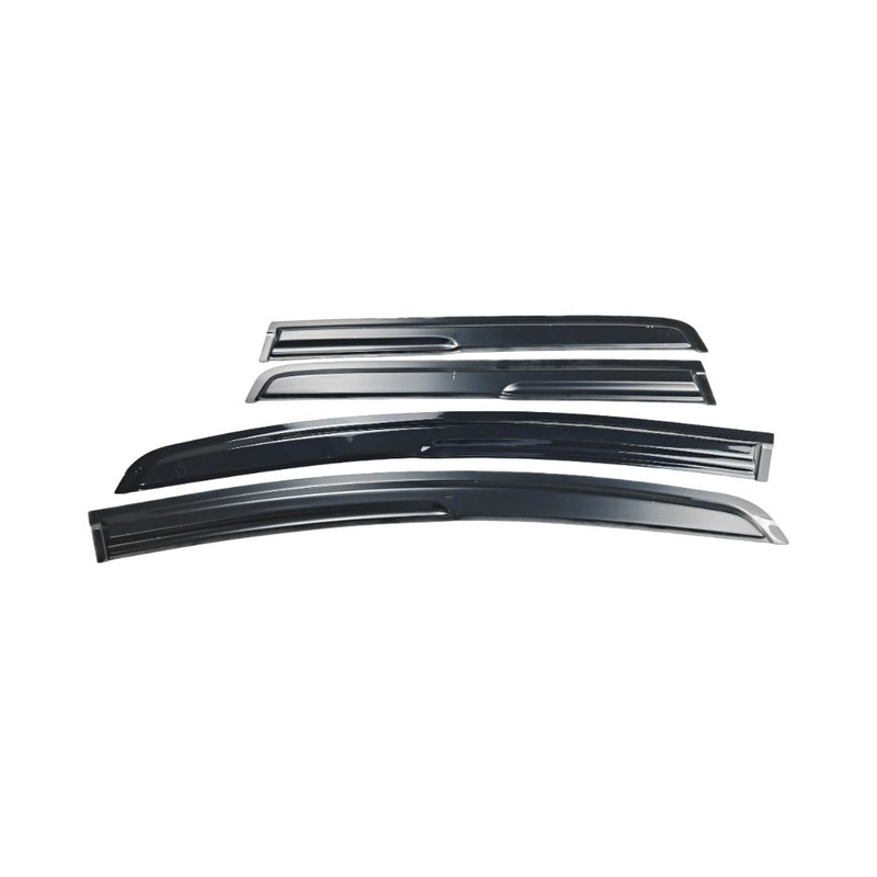 DURAFORCE For 2015-2020 Honda Fit Jazz GK5 3D Wavy Style Window Visors Rain Guards