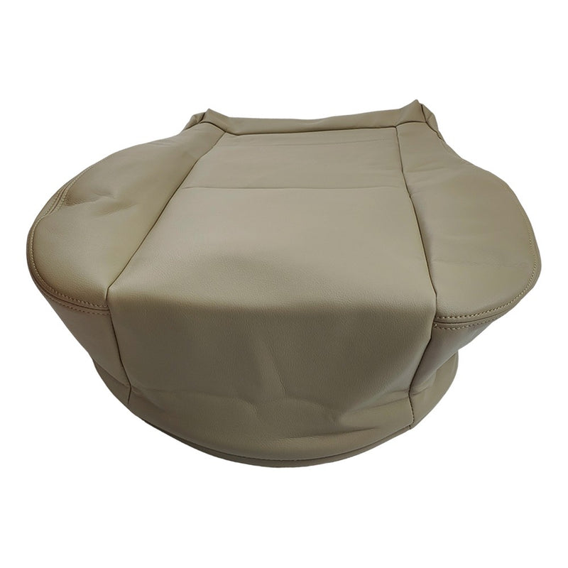 DURAFORCE For 2000-2004 Toyota Tundra Sequoia Driver Side Bottom Leather Seat Cover Tan