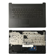 DURAFORCE New Palmrest Keyboard BL 73H0 Touchpad For HP 17-BY 17-CA L48409-001 Matte Black