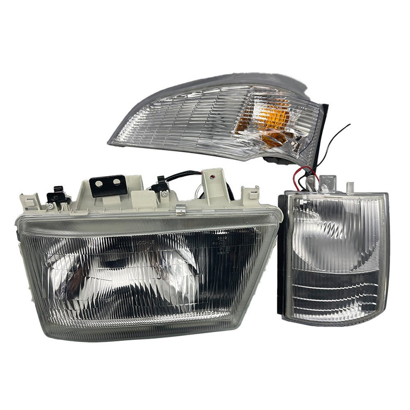 DURAFORCE LH Headlight w/ Corner Lamp & Marker Light For Mitsubishi FUSO FE180 FE145 FE140
