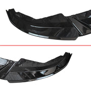 DURAFORCE FOR 21-25 BMW G26 M440i i4 M50 GRAN COUPE 3D STYLE GLOSS BLACK FRONT BUMPER LIP
