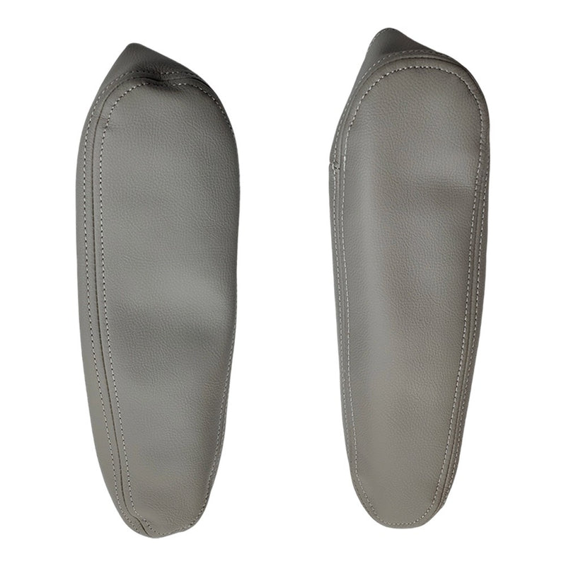 DURAFORCE NEW Leather Seat Armrest Covers Size Gray Fits For 2001-2007 Toyota Sequoia