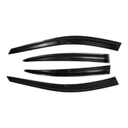 DURAFORCE Window Visor Vent Rain Shades Guards Deflectors For 04-08 Acura TL Sedan Black