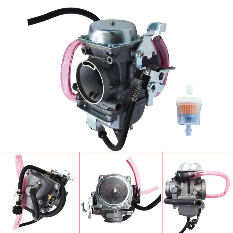 DURAFORCE Carburetor W/ Intake Boot Joint Manifold fits for Kawasaki KLR250 Carb 1987-2005
