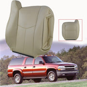 DURAFORCE For 2003 2004-2006 GMC Sierra Yukon Passenger Side Top Leather Seat Cover Tan