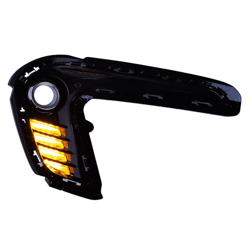 DURAFORCE For 2016-2018 Hyundai Elantra Front LED DRL Turn Signal Fog Lights Lamp w/wiring