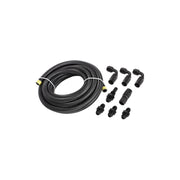 DURAFORCE For GM 4L80E Automatic Transmission Cooler Lines Kit 6-AN Steel Braided Line Kit