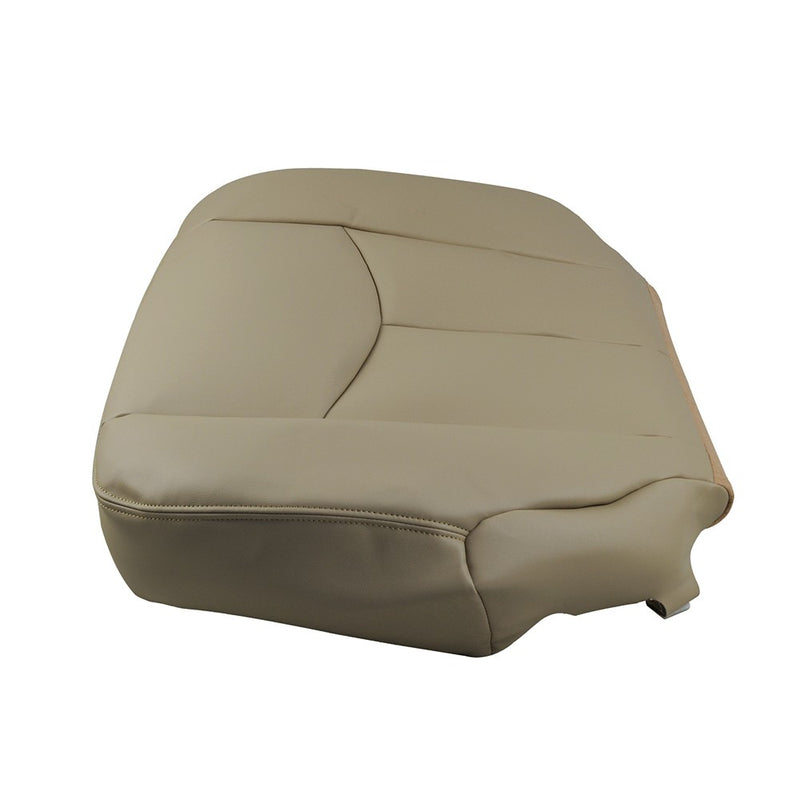 DURAFORCE For 2003 - 2006 Chevy Tahoe GMC Yukon Driver & Passenger Leather Seat Cover Tan
