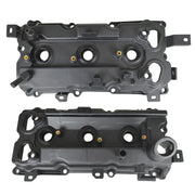 DURAFORCE 2PCS LH & RH Valve Cover Set w/ Gasket & Bolts & Cap For 2011-2012 Infiniti G25