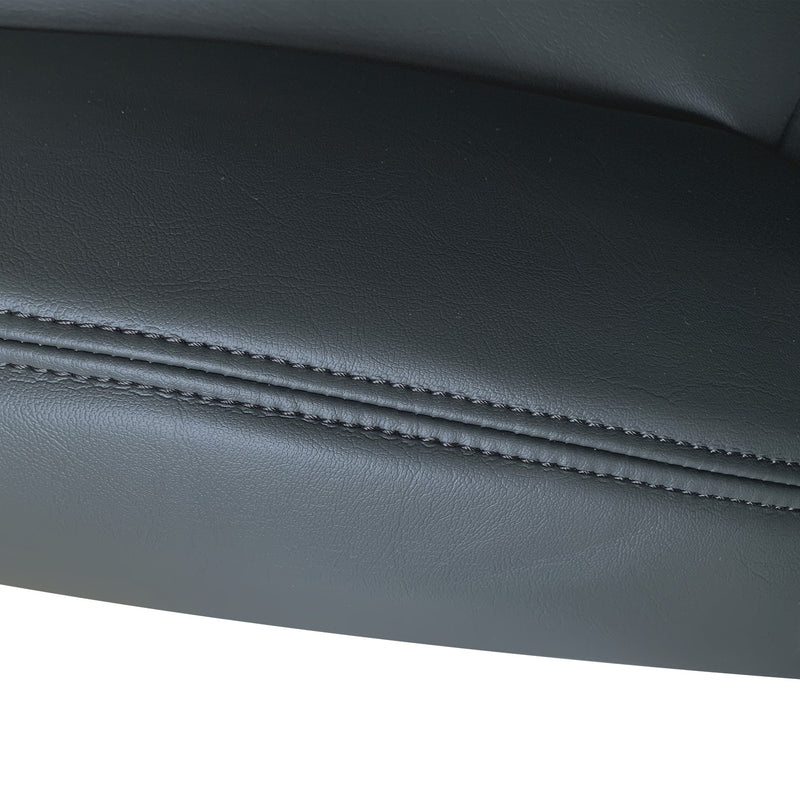 DURAFORCE For 1999 2000 2001 2002 Chevy Silverado & GMC Sierra Leather Seat Cover Black