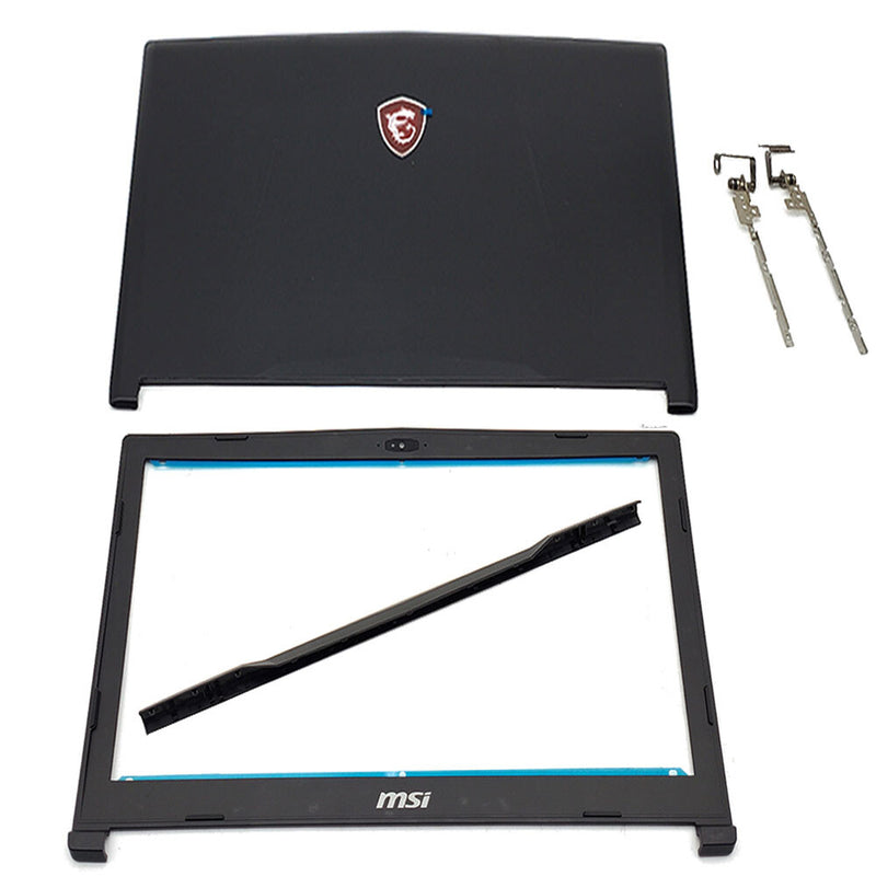 DURAFORCE For MSI GL63 8RC 8RD 8RE 8SD MS-16P4 16P5 16P6 Top Back Cover+Bezel+Hinges Cover
