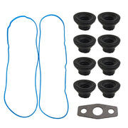 DURAFORCE For Chevy GMC 4.8/5.3/6.0/6.2/7.0L Valve Cover Graphite Gasket Set Grommets Kit