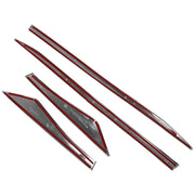 DURAFORCE For Nissan Rogue/X-Trail 2021-2025 Chrome Outside Body Side Molding Trim Cover