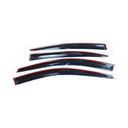 DURAFORCE For 2010-2014 13 Subaru Legacy Window Visor Rain Guard Vent Deflector Tape on
