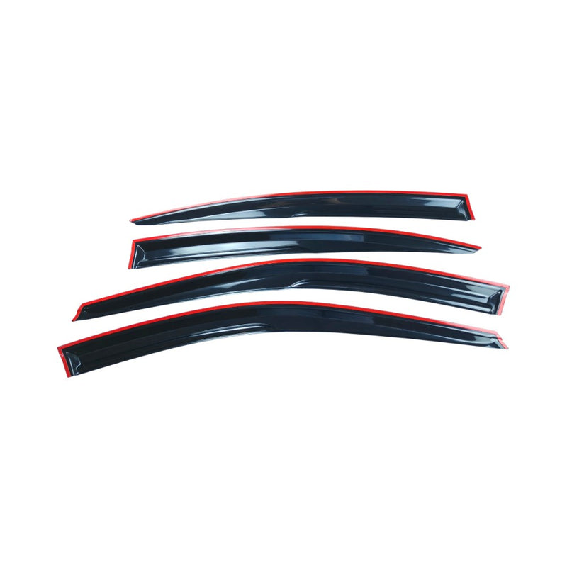 DURAFORCE For 2010-2014 13 Subaru Legacy Window Visor Rain Guard Vent Deflector Tape on
