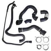 DURAFORCE Radiator Coolant Water Hose Pipe Kit 6 Hoses for BMW 135i 335i 335xi 2007-2010