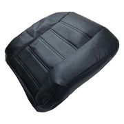 DURAFORCE Front Leather Seat Cover Black For 2003 2004 2005 2006 2007 Hummer H2 SUV SUT