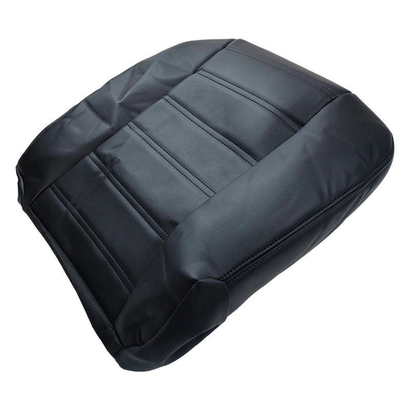 DURAFORCE Front Leather Seat Cover Black For 2003 2004 2005 2006 2007 Hummer H2 SUV SUT