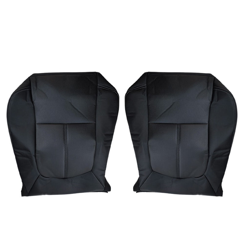 DURAFORCE For 2011-2016 Ford F250 F350 Lariat Driver Passenger Bottom Leather Seat Cover