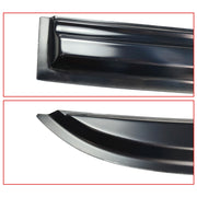 DURAFORCE Window Visor Sun Rain Deflector Guard For 2003-2007 Honda Accord 4-Door Sedan