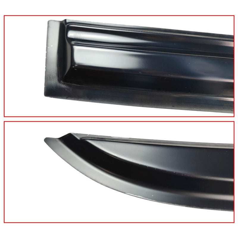 DURAFORCE Window Visor Sun Rain Deflector Guard For 2003-2007 Honda Accord 4-Door Sedan