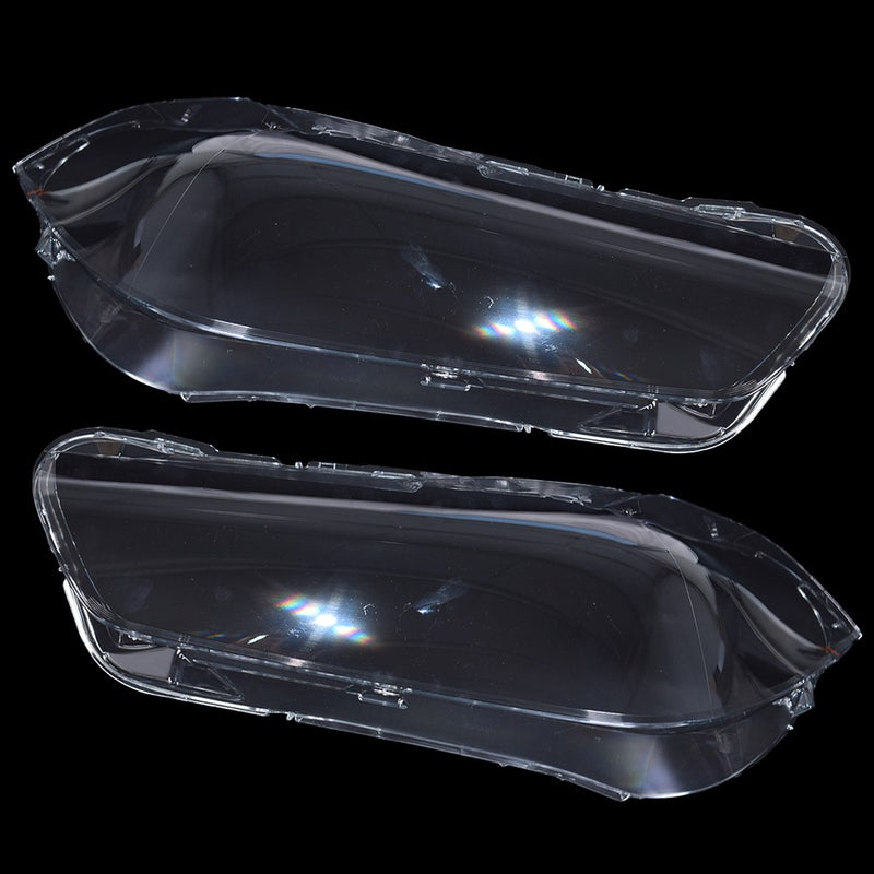 DURAFORCE Left+Right Side Headlight Lens Cover Clear For 2018-2023 BMW X2 F39