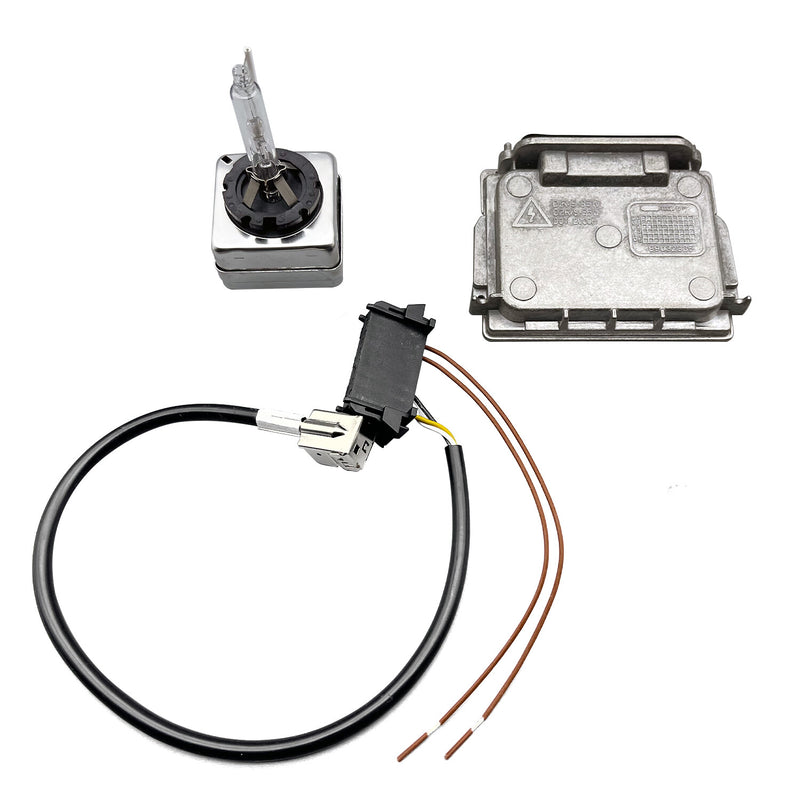 DURAFORCE Xenon HID Headlight Ballast & Ignitor &Bulb For 2007-2010 Audi Q7 3.0L 3.6L 4.2L