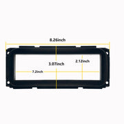 DURAFORCE Single DIN Radio Dash Kit W/Radio Wiring Antenna Adapter For 2002-2007 Chrysler