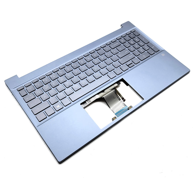 DURAFORCE New For HP 15-EG0067S 15-eh 15-EG Palmrest w/Backlit Keyboard M08912-001 Blue US
