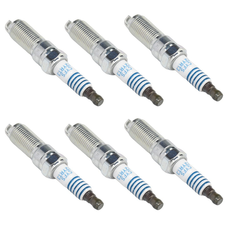 DURAFORCE NEW 6 SPARK PLUGS FOR 2015-2025 FORD LINCOLN CYFS-092-YPT SP594 95927 ILTR6S8