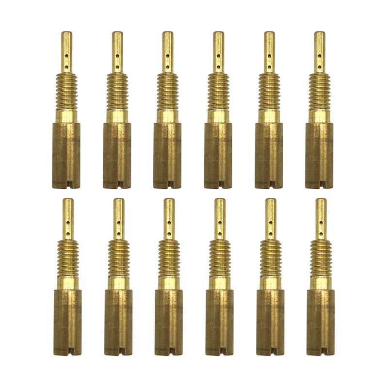 DURAFORCE 12 x Brass Pilot Jet for Pilot Jets Slow Jet For Mikuni Carb VM28 /486