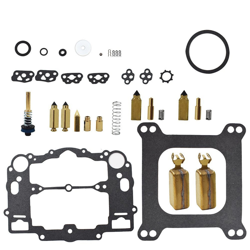 DURAFORCE Carburetor 8M0120193 Kit For Weber Marine W-4 BBL Mercruiser 809064 With Floats