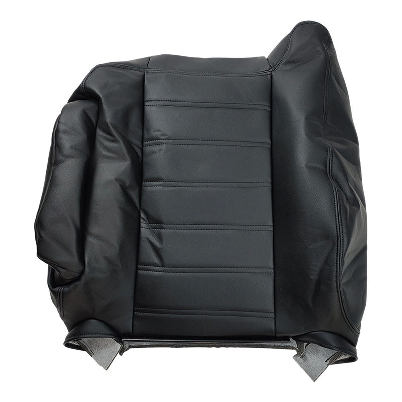 DURAFORCE Front Leather Seat Cover Black For 2003 2004 2005 2006 2007 Hummer H2 SUV SUT