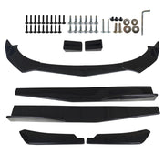 DURAFORCE Front Bumper Lip Spoiler Splitter Body Kit Blk For HONDA ACCORD Coupe Sedan Car