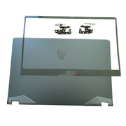 DURAFORCE New Gray Blue Top Back Cover+Bezel+Hinges For MSI GE76 Raider 10SGS SFS MS-17K1