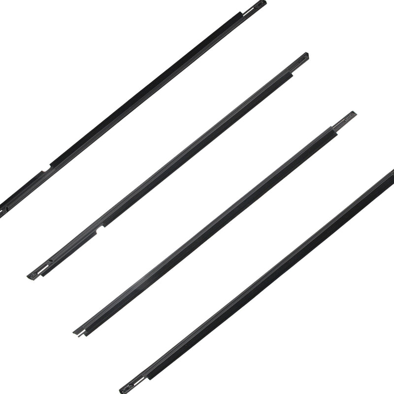 DURAFORCE New WCO09 4PCS Door Belt Weather Strip Molding Seal For 2003-2008 Toyota Corolla