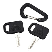DURAFORCE AM131841 2 PCS Ignition Keys AM101600 for John Deere 100 Series 130 160 165 170