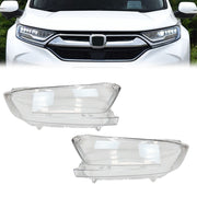 DURAFORCE A Pair Front Headlight Lens Cover Shell For Honda CR-V 2017-2022