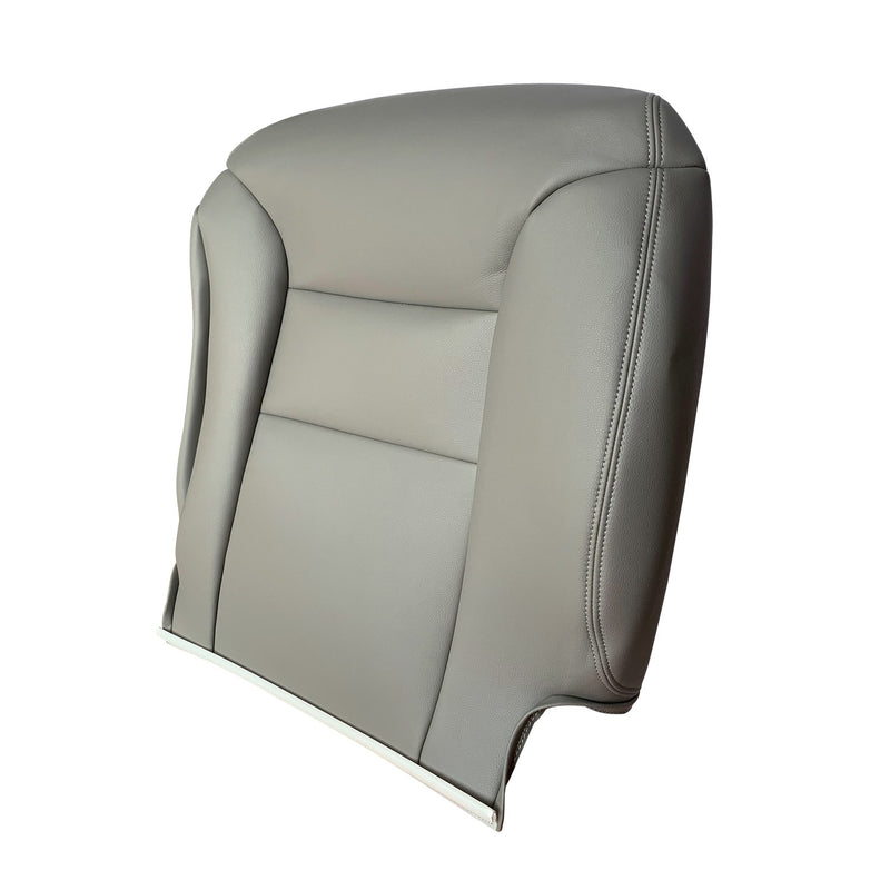 DURAFORCE Driver Passenger Leather Seat Covers Gray For 1995 - 1999 Chevy Silverado Tahoe