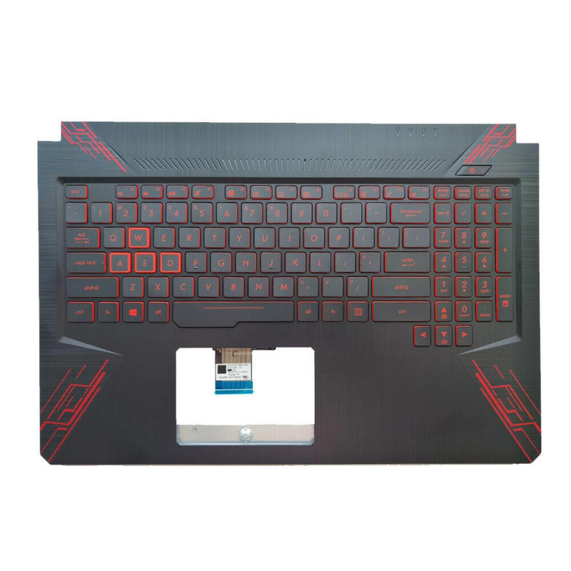 DURAFORCE For ASUS TUF Gaming FX504 FX504G FX80 FX80G Palmrest Backlit Keyboard Upper Case