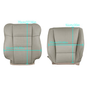 DURAFORCE New For Acura RDX 2007-2012 4Pcs Front Driver Passenger Perforated Leather Cover