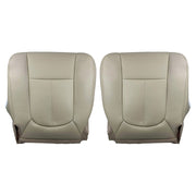 DURAFORCE For 2011-2016 Ford F250 Lariat Driver&Passenger Bottom Leather Seat Cover Tan