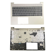 DURAFORCE For HP Probook 450 455 G9 Palmrest With Backlit US Keyboard Sliver N01933-001 US