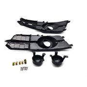 DURAFORCE For Audi A6 S6 RS6 2016 2017 2018 Front honeycomb Mesh Grill Fog Light Grille