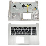 DURAFORCE New 06V9FW Silver Palmrest w/ Backlit Keyboard For Dell Inspiron 17 5770 5775 US