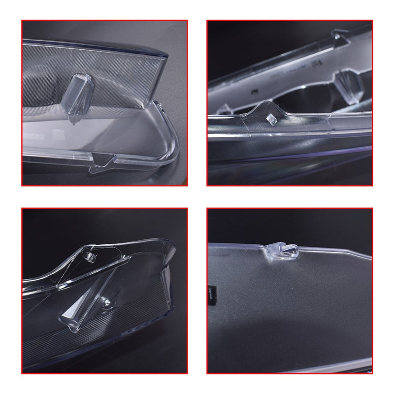 DURAFORCE Clear Headlight Lens Replace Cover For BMW X1 E84 2010-2015 Left Right Side